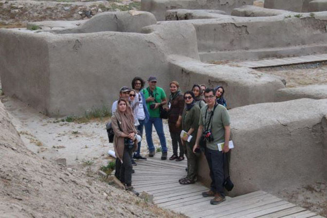 Visiting the Historical hill of Hasanlu