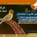 کارگاه ضبط شده‌ مبانی عکاسی از حیات وحش