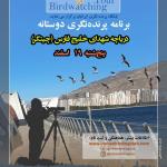 برنامه پرنده‌نگری دوستانه در دریاچه شهدای خلیج فارس (چیتگر) | پنج‌شنبه 19 اسفند 1400